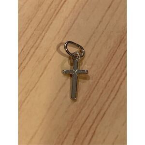 Cross Sterling Silver Jewelry Charm